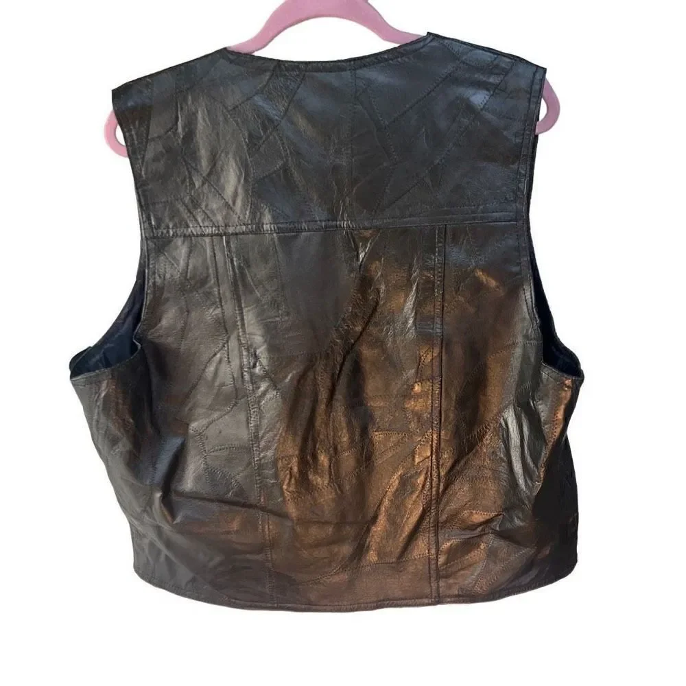 Navarre leather vest